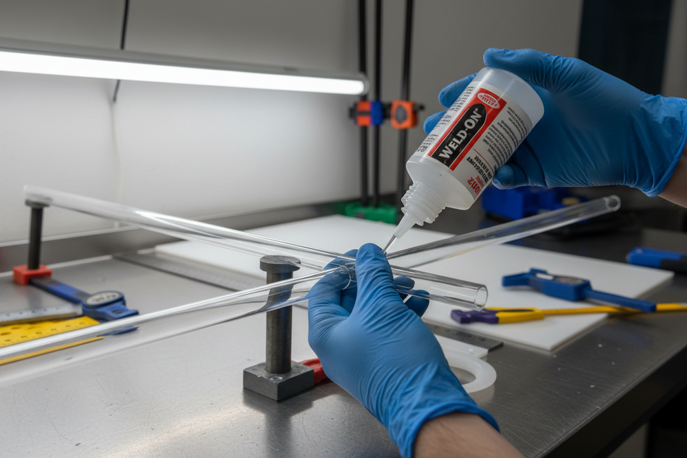 application of Weld-On Solvents